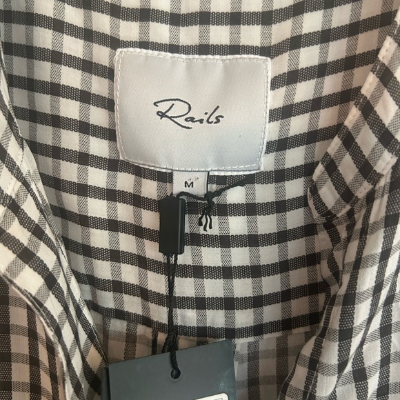 NWT Rails gingham button down blouse - Picture 2 of 4